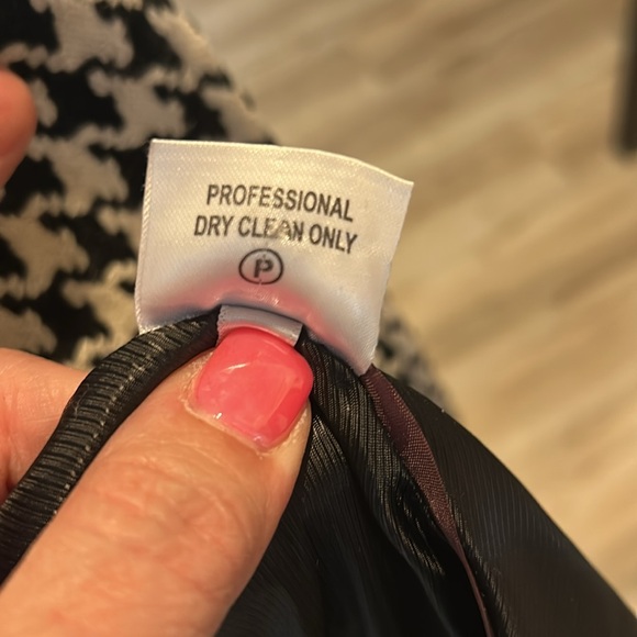 Calvin Klein Houndstooth Coat - Picture 7 of 10